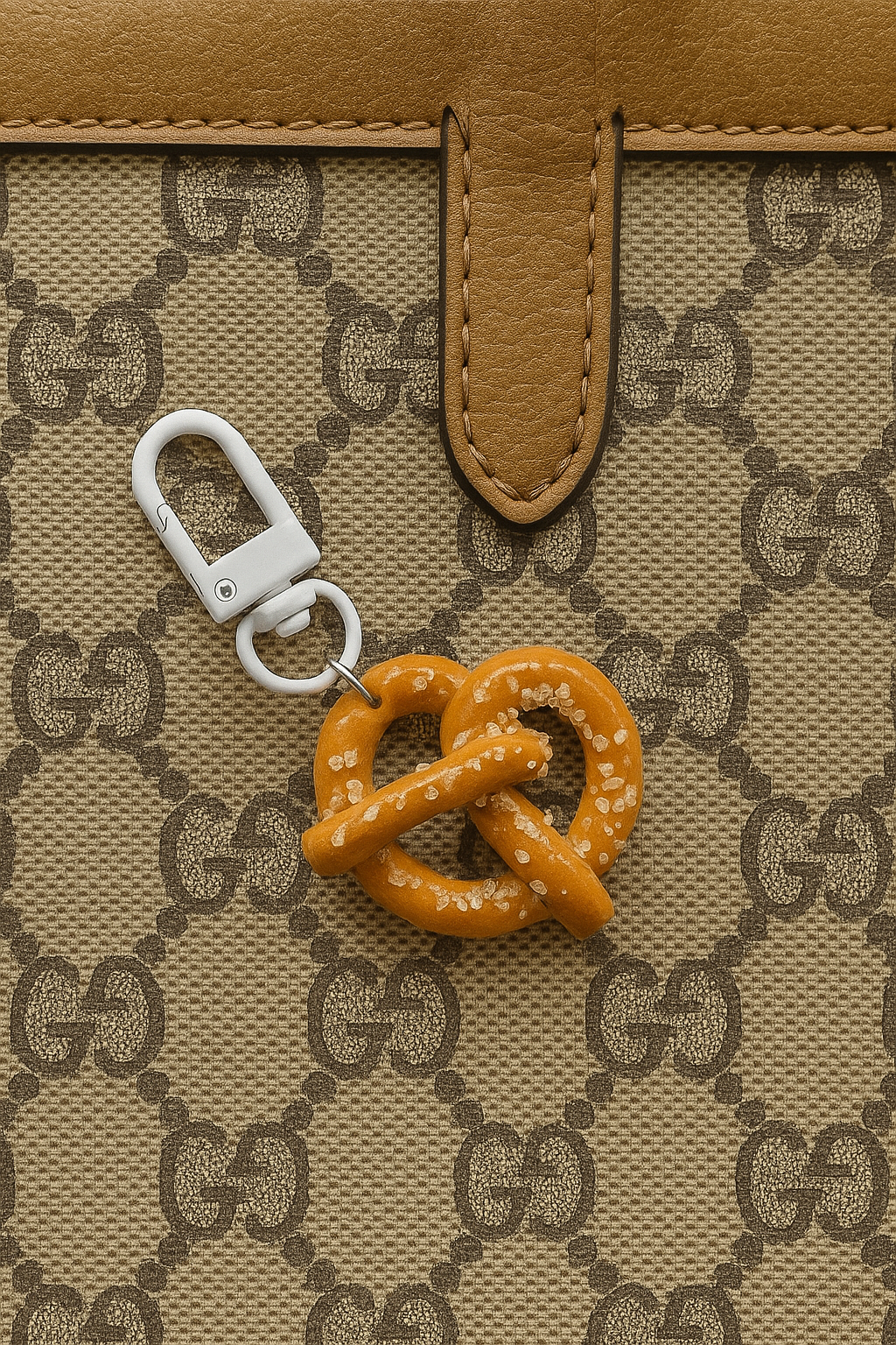 Pretzel Key Chain