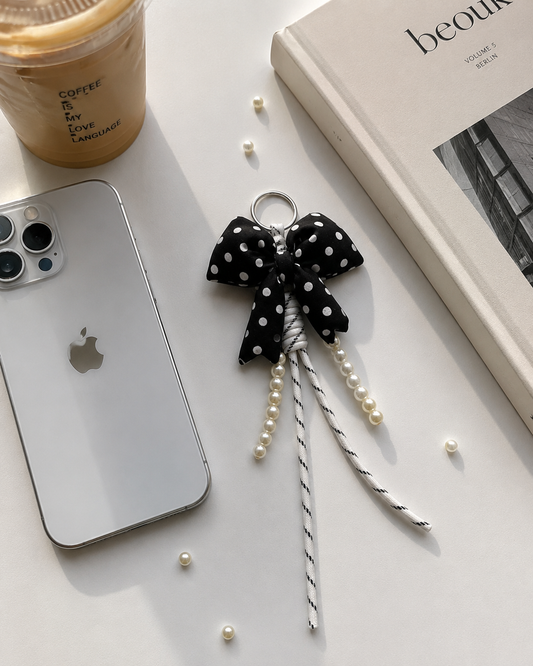 Polka Dot Bag Charm
