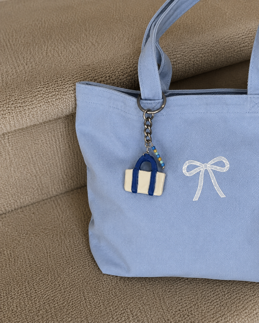 Blue Tote Bag Charm